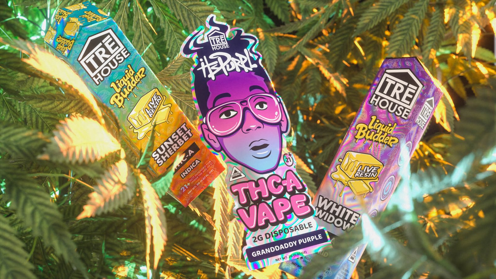 TRĒ House ItsPurpl Granddaddy Purple THCA Vape Pen