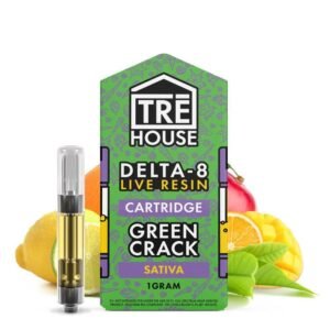 Live Resin Delta 8 Cartridge – Green Crack – Sativa 1g, TRĒ House Delta 8 vape, Green Crack Delta 8 cart, sativa Delta 8 cartridge, live resin Delta 8 vape, hemp derived Delta 8, Delta 8 THC cart 1g, Green Crack vape flavor, energizing Delta 8 vape, focus Delta 8 cartridge, clear head Delta 8, mood lift Delta 8, smooth Delta 8 vapor, premium Delta 8 cart, legal hemp vape, adult Delta 8 cartridge, Delta 8 sativa effects, Green Crack terpene profile, live resin hemp vape, Delta 8 cart online, fast shipping Delta 8, Delta 8 vape pen, prefilled Delta 8 cartridge, discreet Delta 8 vape, daytime Delta 8, uplifting Delta 8 effects, high quality Delta 8 cart, TRĒ House Green Crack cart, cannabis flavor Delta 8, functional Delta 8 vape, sativa hemp vape, clean Delta 8 extract, potent Delta 8 cartridge, flavorful Delta 8 pen, Delta 8 vape product image, Delta 8 cartridge packaging, Delta 8 cart close up, hemp vape lifestyle, Delta 8 vape retail, premium hemp cartridge, adult only Delta 8, legal Delta 8 THC, smooth draw Delta 8, Delta 8 vape effects, Delta 8 focus energy, Green Crack Delta 8 pen, live resin terpene vape, Delta 8 vapor clouds, Delta 8 online store, Delta 8 product photography, Delta 8 cartridge branding, Delta 8 cannabis alternative, Delta 8 vape experience, Grape Ape HHC cartridge, TRĒ House HHC vape, 1g HHC cart, hexahydrocannabinol vape, disposable HHC cartridge, live resin HHC vape, psychoactive HHC vape, flavorful HHC cart, head buzz HHC vape, body buzz HHC vape, mood elevation HHC vape, smooth HHC vape, pre-filled HHC cartridge, portable HHC pen, pre-charged HHC cart, high-potency HHC vape, aromatic HHC cart, relaxation HHC vape, creativity boost HHC, munchies HHC vape, mildly trippy HHC, head-to-body buzz, cannabis vape online, vape shipping worldwide, adult-only HHC vape, legal hemp vape, premium HHC vape, flavorful vapor pen, smooth HHC vape, quick-hitting HHC effects, psychoactive hybrid HHC, disposable hybrid HHC vape, entourage effect HHC, stress relief HHC vape, energizing HHC pen, high-quality HHC cartridge, hybrid terpene vape, aromatic hybrid HHC, fast delivery HHC vape, TRĒ House Grape Ape cart, Grape Ape HHC pen, cannabis vaping experience, adult-use HHC pen, potent hybrid HHC, flavorful hybrid pen, smooth hybrid vapor, heady psychoactive HHC, rich terpene vapor,