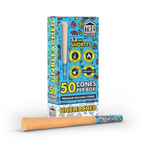 TRĒ House Shortys Cones, 53mm cones, shorty pre-rolled cones, 50-count cones, Unbleached shorty cones, premium pre-rolled cones, slow-burning shorty cones, non-GMO cones, chlorine-free cones, easy-fill cones, compact smoking cones, TRĒ House cone pack, mini cones, short session cones, smooth burn cones, flavor-focused cones, TRĒ House smoking gear, adult pre-roll cones, recreational cannabis cones, ready-to-fill cones, fast burn cones, small cones for cannabis, convenient smoking cones, portable pre-rolls, TRĒ House cone bundle, social session cones, long-lasting shorty cones, premium cone paper, mini cone set, easy-roll cones, cannabis accessory cones, adult-use cones, recreational cones, TRĒ House Pre Rolls, buy TRĒ House Pre Rolls, TRĒ House Pre Rolls online, TRĒ House Pre Rolls for sale, TRĒ House Pre Rolls delivery, premium TRĒ House Pre Rolls, TRĒ House Pre Rolls pack, TRĒ House Pre Rolls shop, TRĒ House Pre Rolls online store, TRĒ House Pre Rolls bulk, TRĒ House Pre Rolls fast shipping, TRĒ House Pre Rolls deals, order TRĒ House Pre Rolls delivery, best price TRĒ House Pre Rolls, small cone pre-rolls, easy pack cones, compact cone bundle, mini cone flat lay, TRĒ House cone detail, adult cannabis gear, recreational smoking cones, flavorful mini cones, portable cannabis cones, shorty cone close-up, slow-burning mini pre-rolls, easy-use shorty cones,
